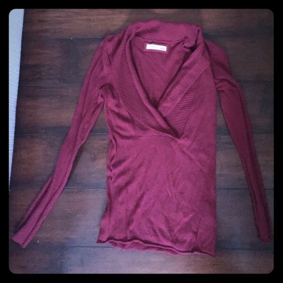 Old Navy Shawl Collar V Neck Sweater - Picture 4 of 4